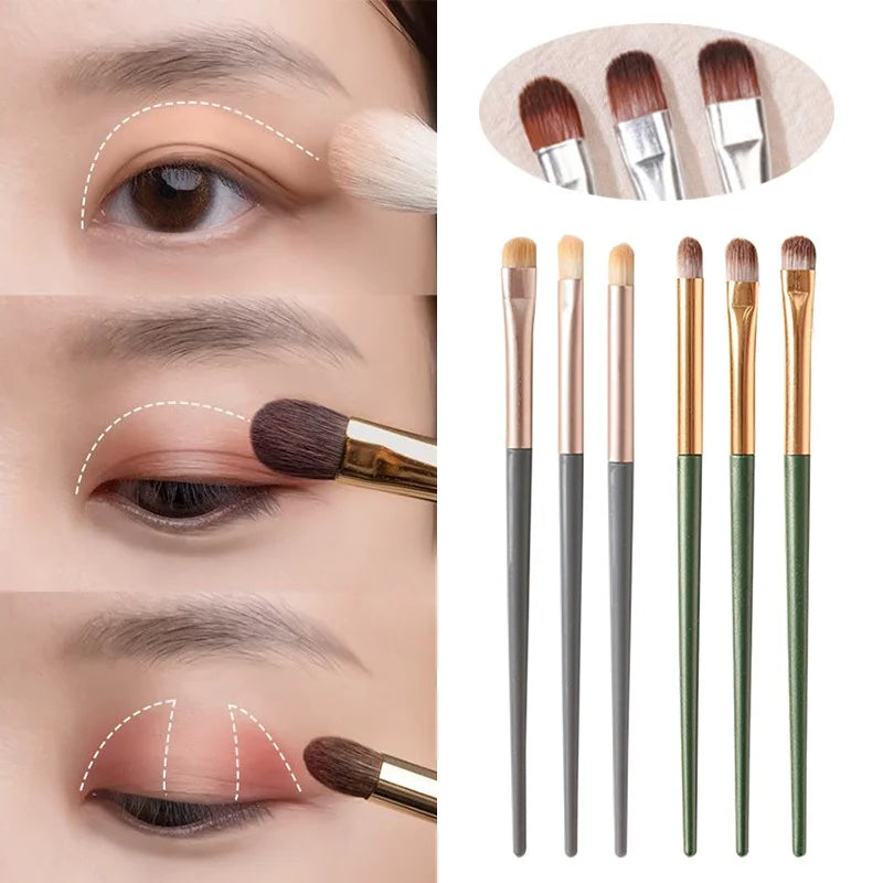 Eye Shadow Detail Brushes Soft Eyebrow Lying