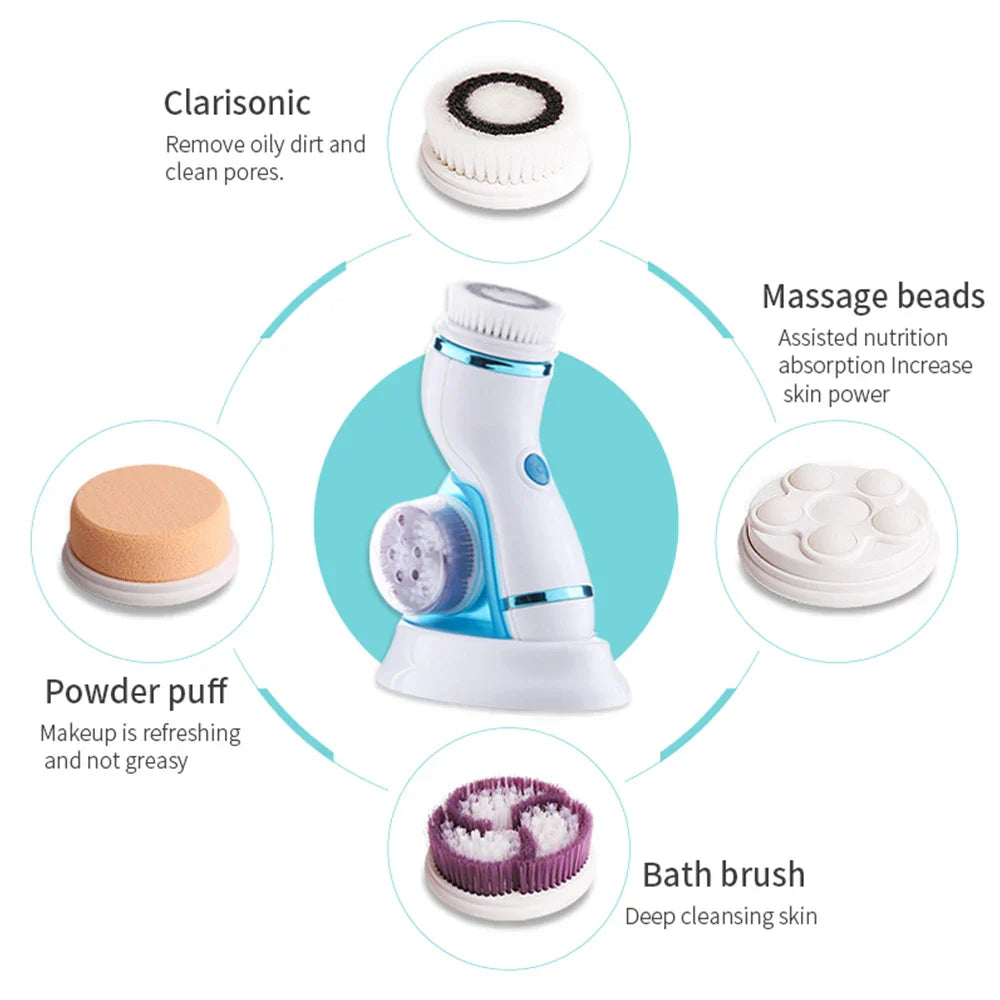 In Electric Wash Brushes Facial Cleansing Toothbrush Sonic