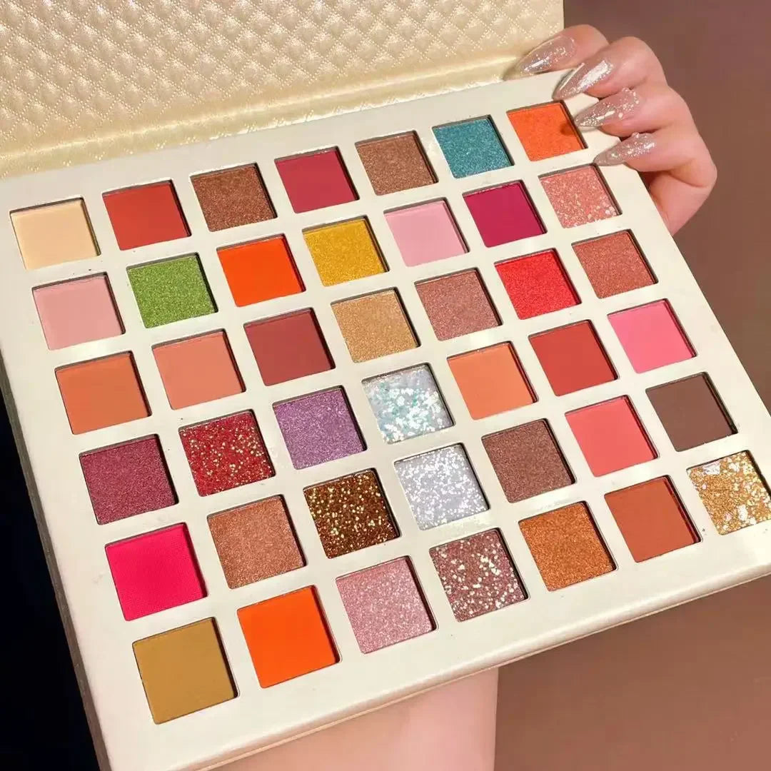 Colors Cute Girl Eyeshadow Palette Glitter Pearlescent