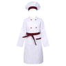 4Pcs Chef Costume Kids Kitchen Uniform Set Long