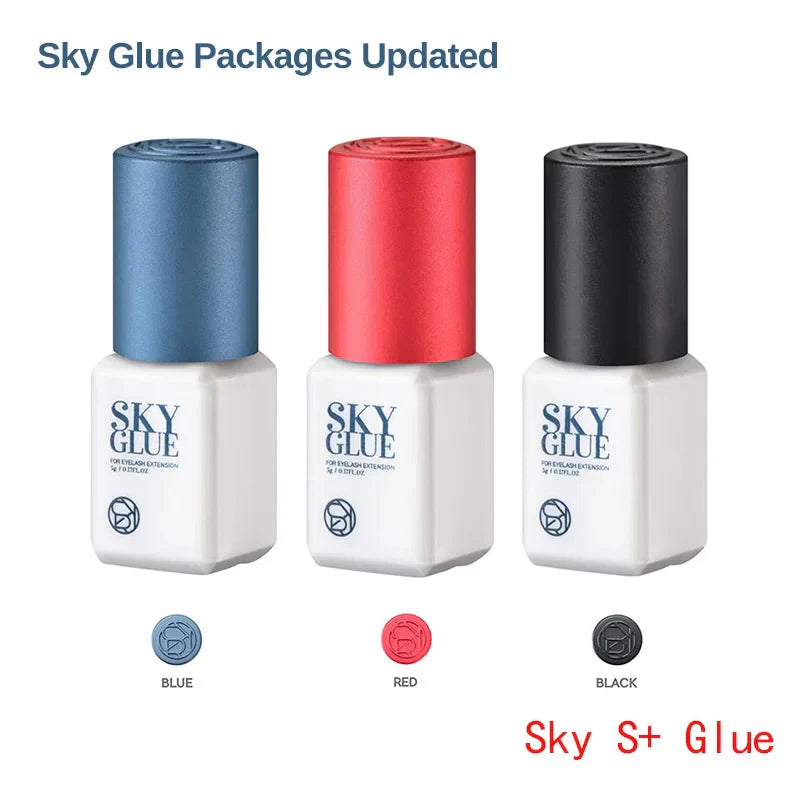 Bottles Sky Glue S+ Black Red Blue