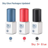 Bottles Sky Glue S+ Black Red Blue