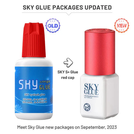 Bottles Sky Glue S+ Black Red Blue