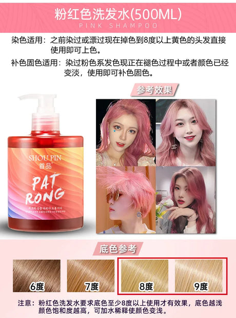 Hair Quick Hair Color Shampoo Lasting Security Waterproof