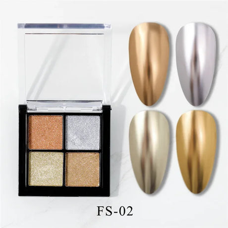 Colors Holographics Laser Aurora Solid Mirror Nail Glitter
