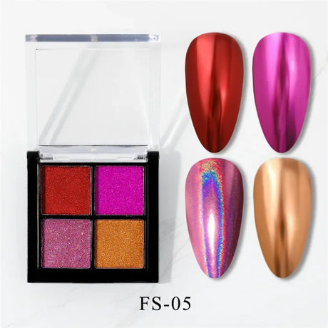 Colors Holographics Laser Aurora Solid Mirror Nail Glitter