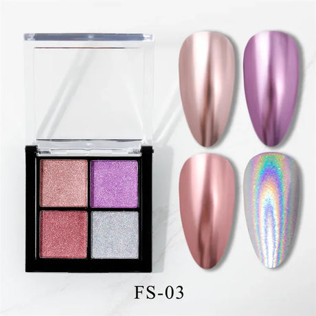 Colors Holographics Laser Aurora Solid Mirror Nail Glitter