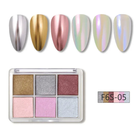 Colors Holographics Laser Aurora Solid Mirror Nail Glitter