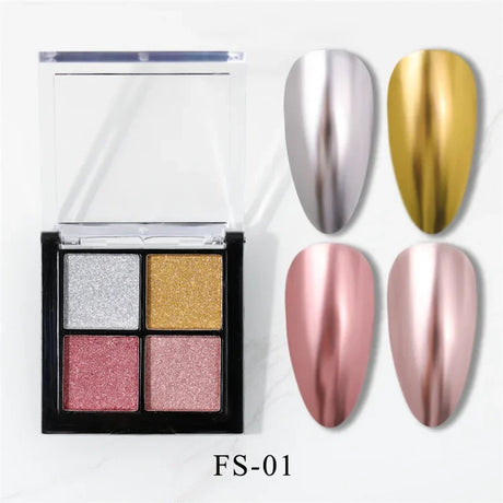 Colors Holographics Laser Aurora Solid Mirror Nail Glitter