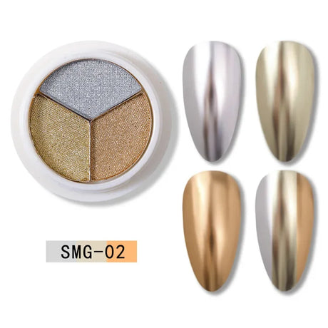 Colors Holographics Laser Aurora Solid Mirror Nail Glitter