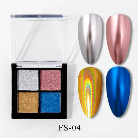 Colors Holographics Laser Aurora Solid Mirror Nail Glitter