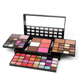 Colors Eyeshadow Lip Gloss Combination Makeup