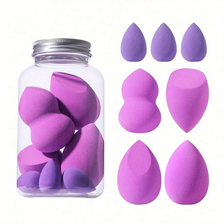 Makeup Sponge With Storage Box Foundation Powder