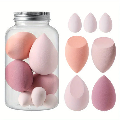 Makeup Sponge With Storage Box Foundation Powder