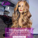 Celie Glueless Highlight Wig Human Hair Body Wave