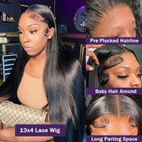 Straight Lace Front Wigs Human Hair 13X4 Lace