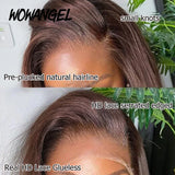 Gluelessx Full Frontal Hd Lace Wig Chocolate Brown