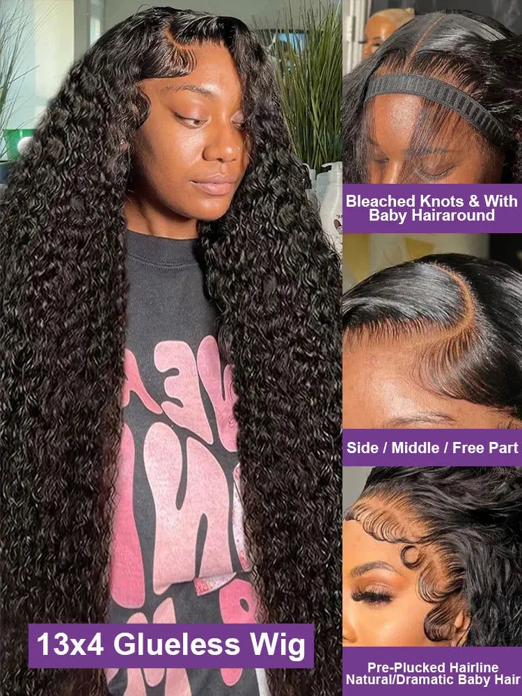 Wear And Go Deep Wave 13X4 Hd Glueless