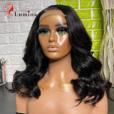 Lace Front Human Hair Wigs Pre Plucked Brazilian