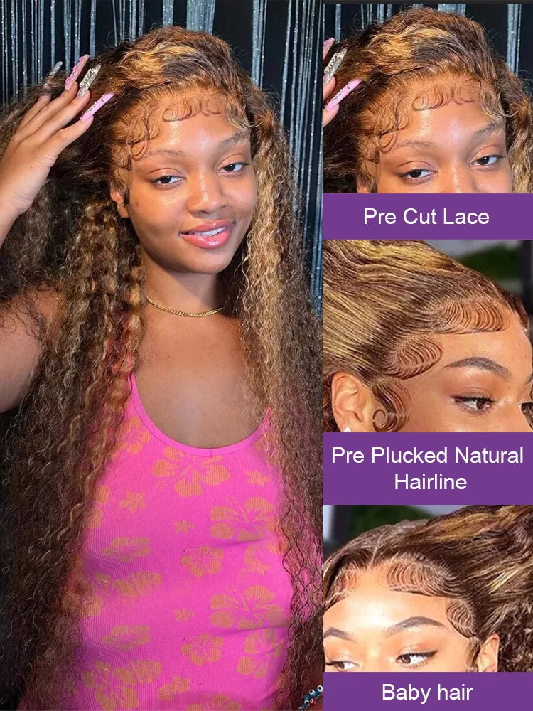 Loose Deep Wave Glueless Wig Human Hair Ready
