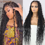 Inches Synthetic Lace Braided Wigs Butterfly Braids Lace