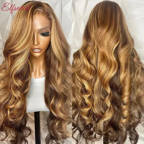 Highlight Wig 13X4 Hd Lace Frontal Wig Human