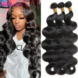 Aopusi Body Wave Bundles Human Hair Brazilian Human