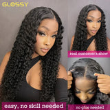 Deep Wave Glueless Wig Human Hair Ready To