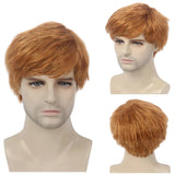 Gres Short Blonde Wigs Men Synthetic Wig Male