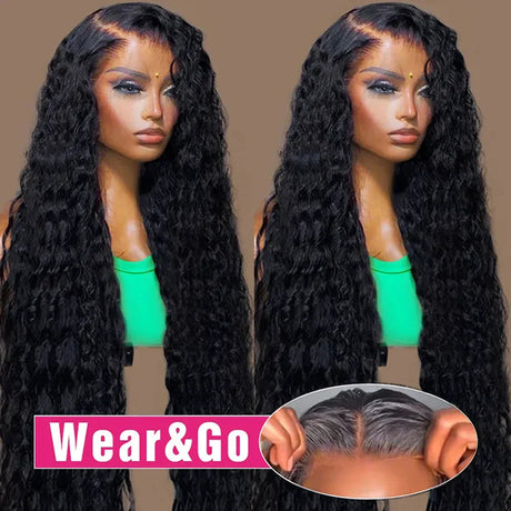 Glueless Wig Human Hair Ready To Wear Deep