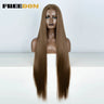 Freedom Synthetic Lace Front Wigs For Women Straight