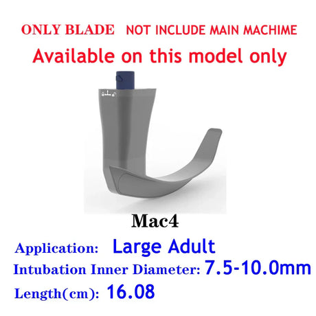 Accessories For Video Laryngoscope Stainless Steel Blades, Guide