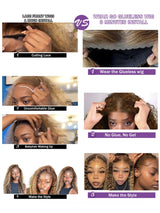 Loose Deep Wave Glueless Wig Human Hair Ready