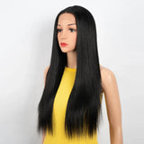 Synthetic Lace Front Wig For Black Women Long