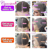 Cynosure X/X Hd Transparent Lace Front Human Hair