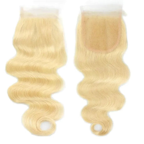 Blonde Body Wave Human Hair Lace Closure