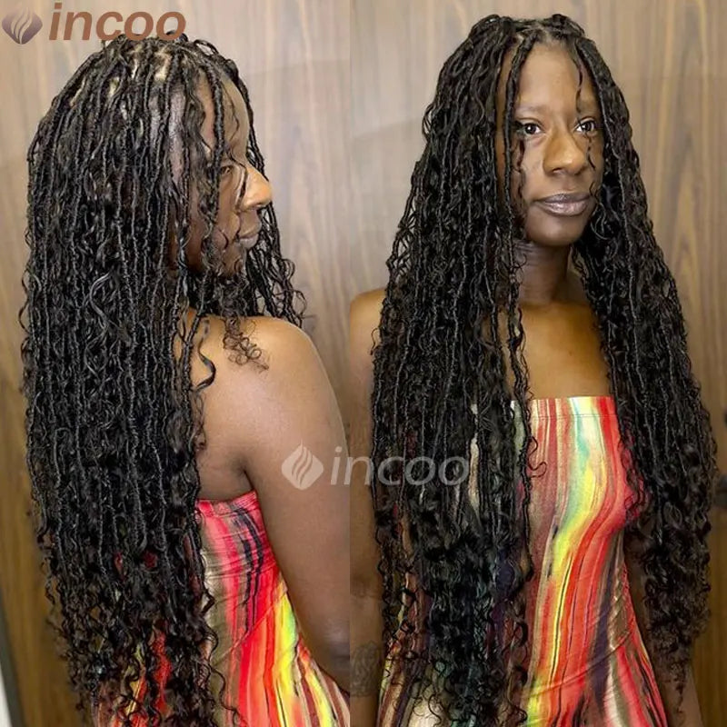 Full Lace Wigs For Black Women Bohemian Medium