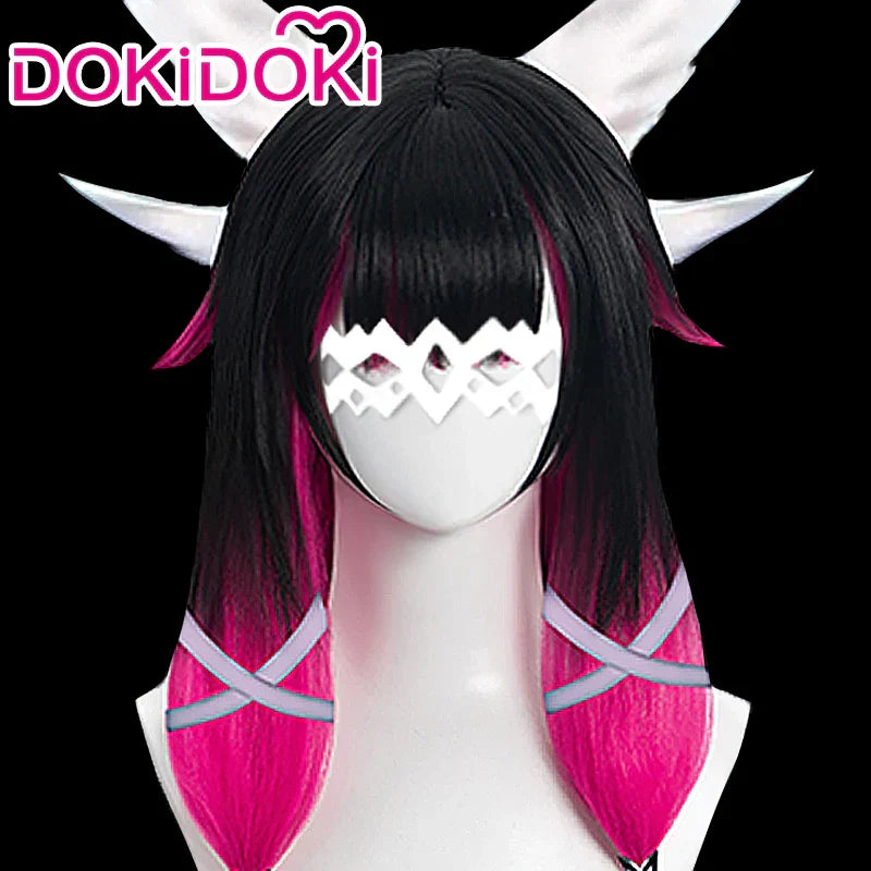 Genshin Impact DokiDoki Fatui Harbinger Cosplay Wig