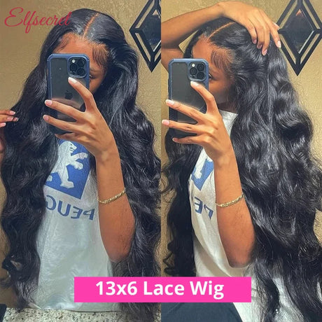 Glueless Wigs Human Hair Lace Frontal Wig Brazilian