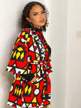 African Dress Women' Fashion Kimono Cardigan Coat Dashiki