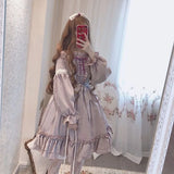 Alice In Wondeland Cute Women Lolita Op Dress