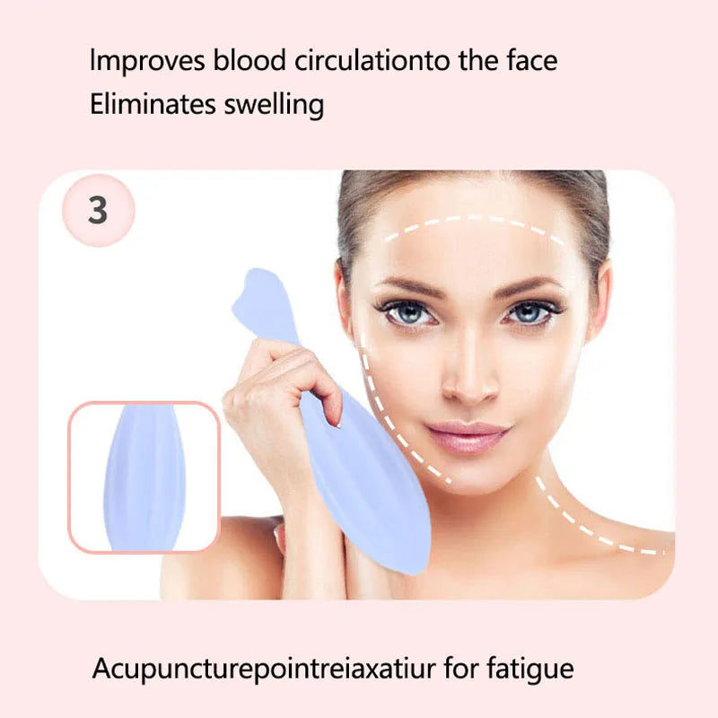 Alwafore Face Roller Silicone Face Massager For Face