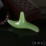 Amber Resin Wax Triangle Foot Feet Massager Gua