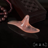 Amber Resin Wax Triangle Foot Feet Massager Gua