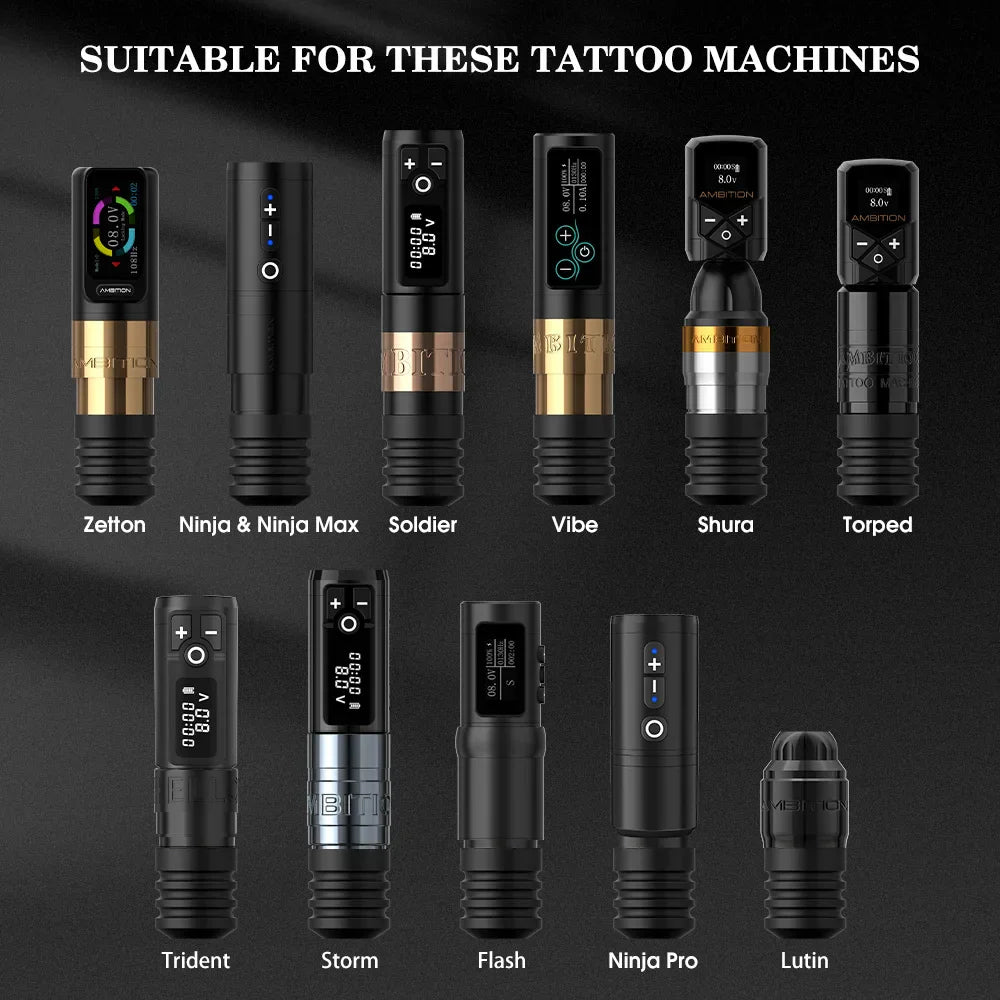 Ambition Disposable Tattoo Grip Compatible With