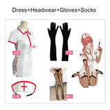 Anime Chainsaw Man Cosplay Costume Makima Nurse Uniform