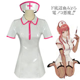 Anime Chainsaw Man Cosplay Costume Makima Nurse Uniform