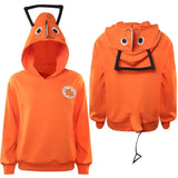 Anime Chainsaw Man Pochita Cosplay Hoodie Kids Men