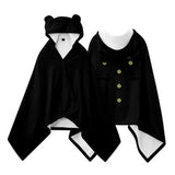 Anime Tokyo Revengers Cosplay Pajamas Black White Cloak