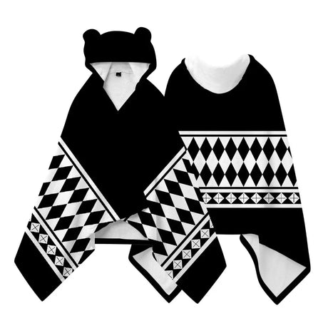 Anime Tokyo Revengers Cosplay Pajamas Black White Cloak